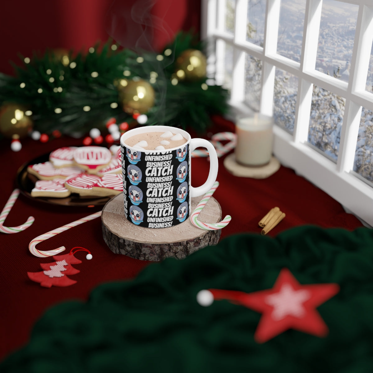Unfinished Business On the Run Mug