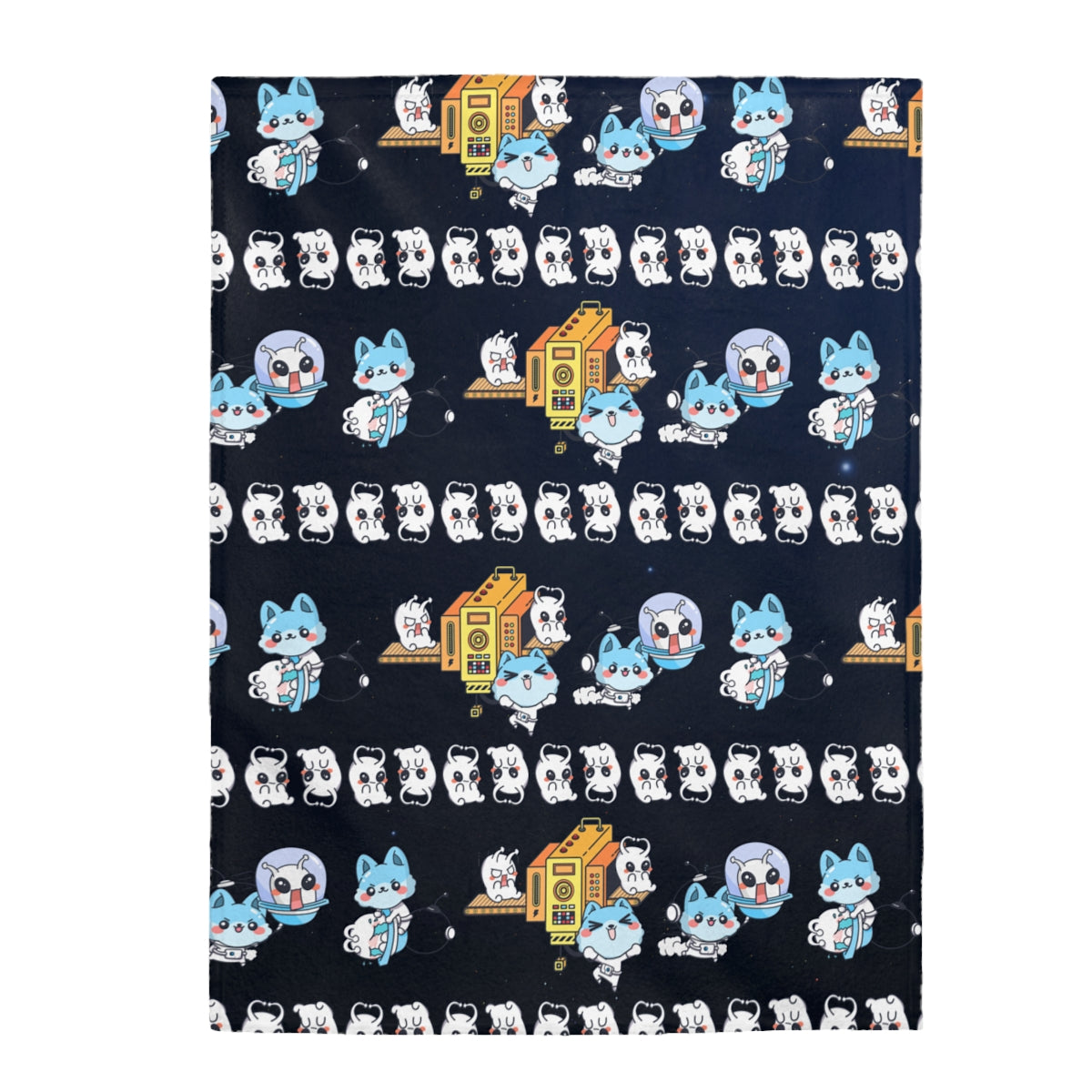 Let's Close to Open Velveteen Blanket