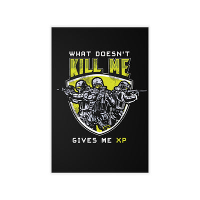 What Doesn't Kill Me Gives Me XP Removable Wall Decal
