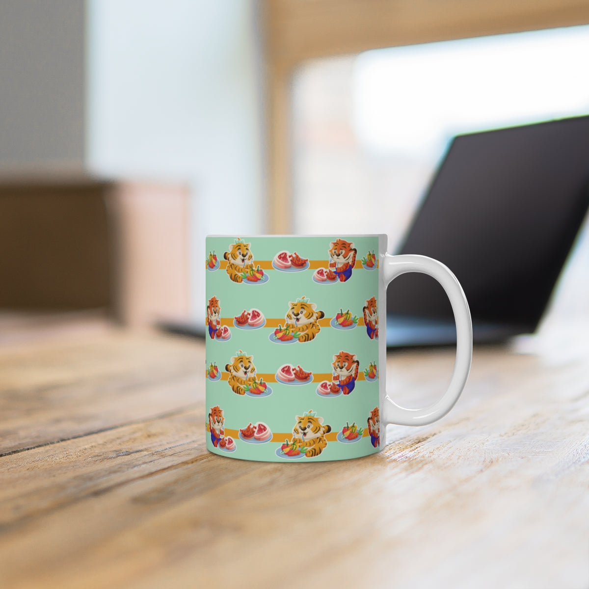 Meat Diet Kai & Kika Ceramic Mug