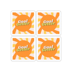 Goal Getter Sunburst Kiss-Cut Stickers