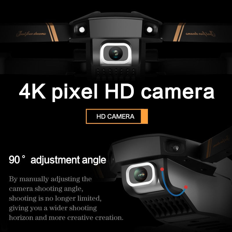 4DRC V4 WIFI FPV Drone WiFi live video FPV 4K/1080P HD Wide Angle