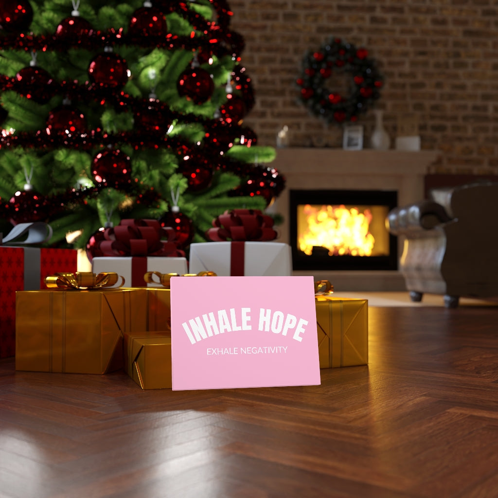 Inhale Hope Exhale Negativity Canvas Gallery Wraps