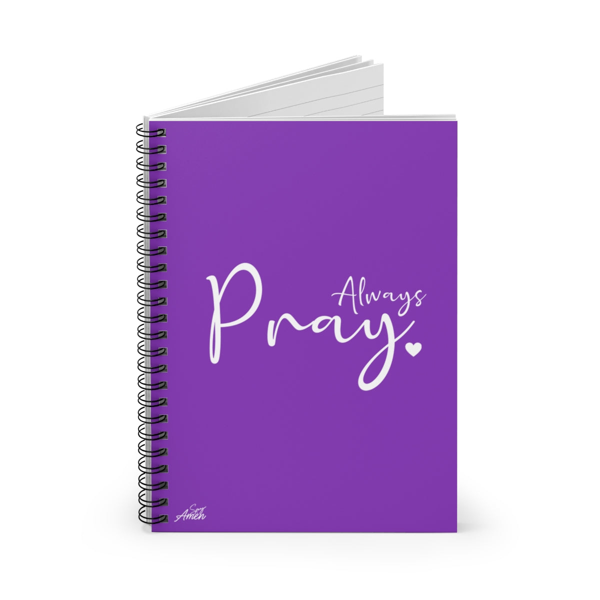 Always Pray Simple Prayer Journal (Purple)