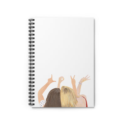 LOVE - Watercolor Friends Spiral Notebook - Ruled Line
