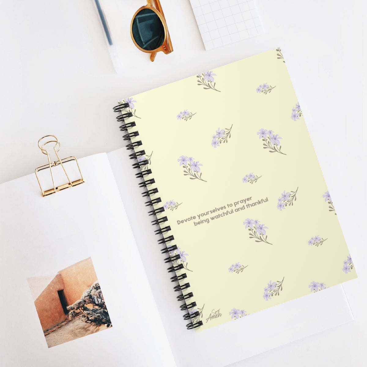 Devote Yourself to Prayer Lavender Prayer Journal