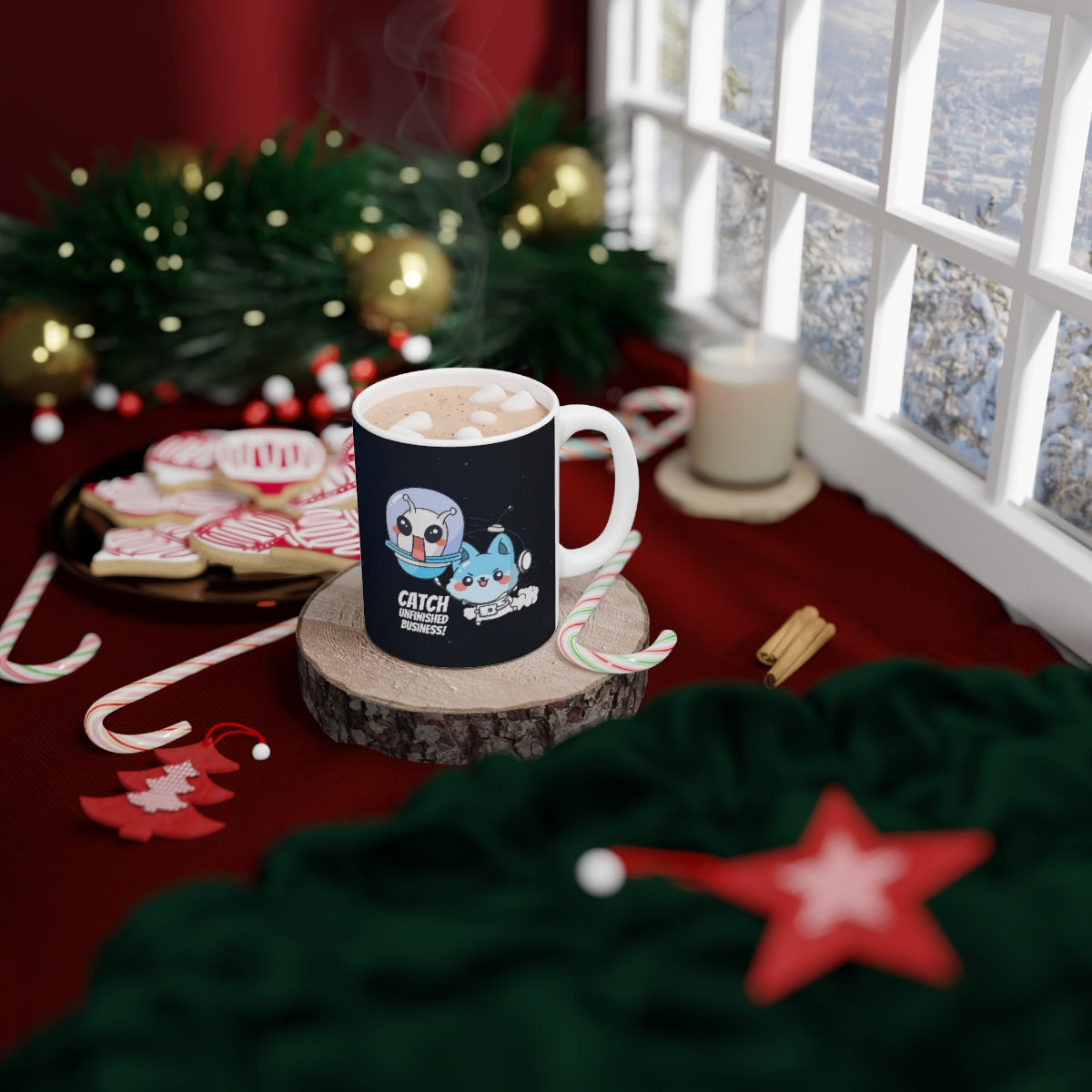 Catch Unfinished Business!! Galaxy Mug