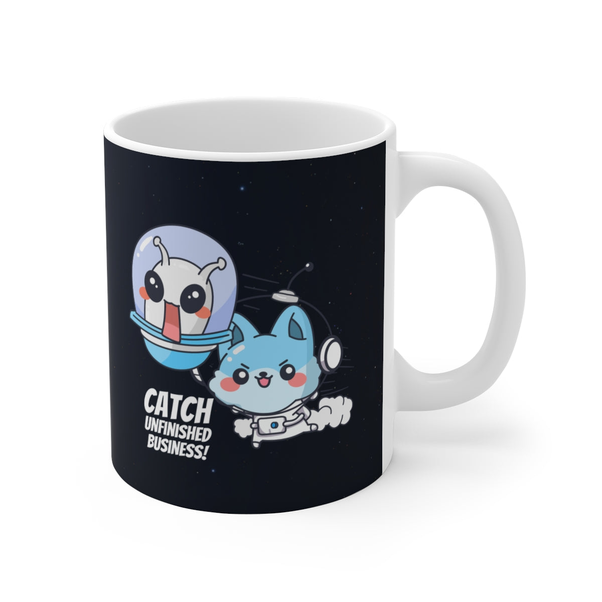Catch Unfinished Business!! Galaxy Mug