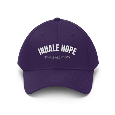 Inhale Hope Exhale Negativity Twill Hat