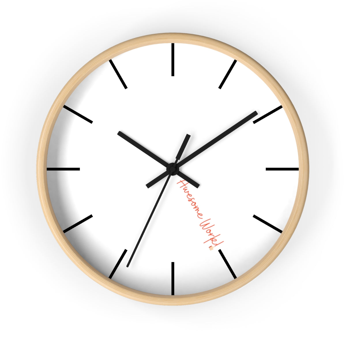 Awesome Work Thumbs Up Wall Clock