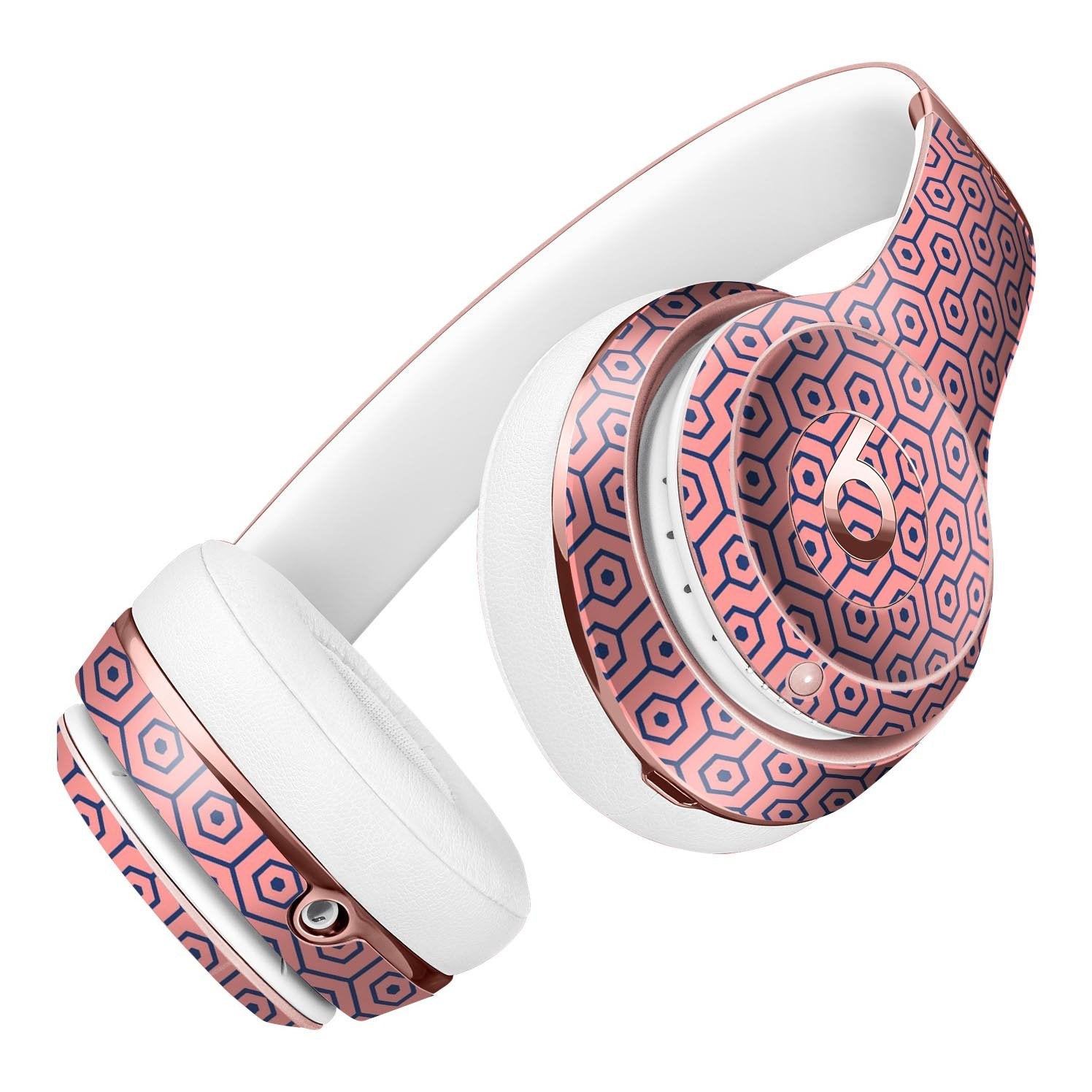 Navy Cells Over Coral 2 Full-Body Skin Kit for the Beats by Dre Solo