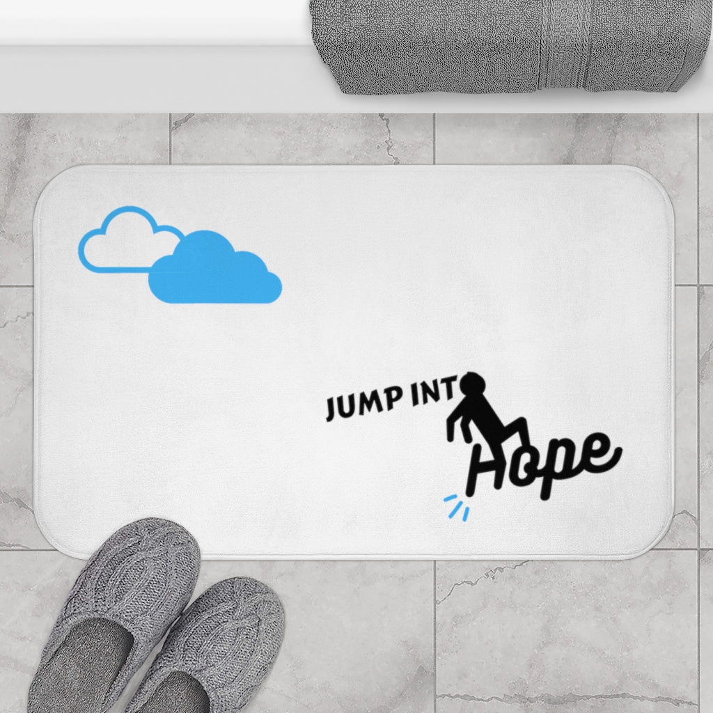 Jump Into Hope Bath Mat