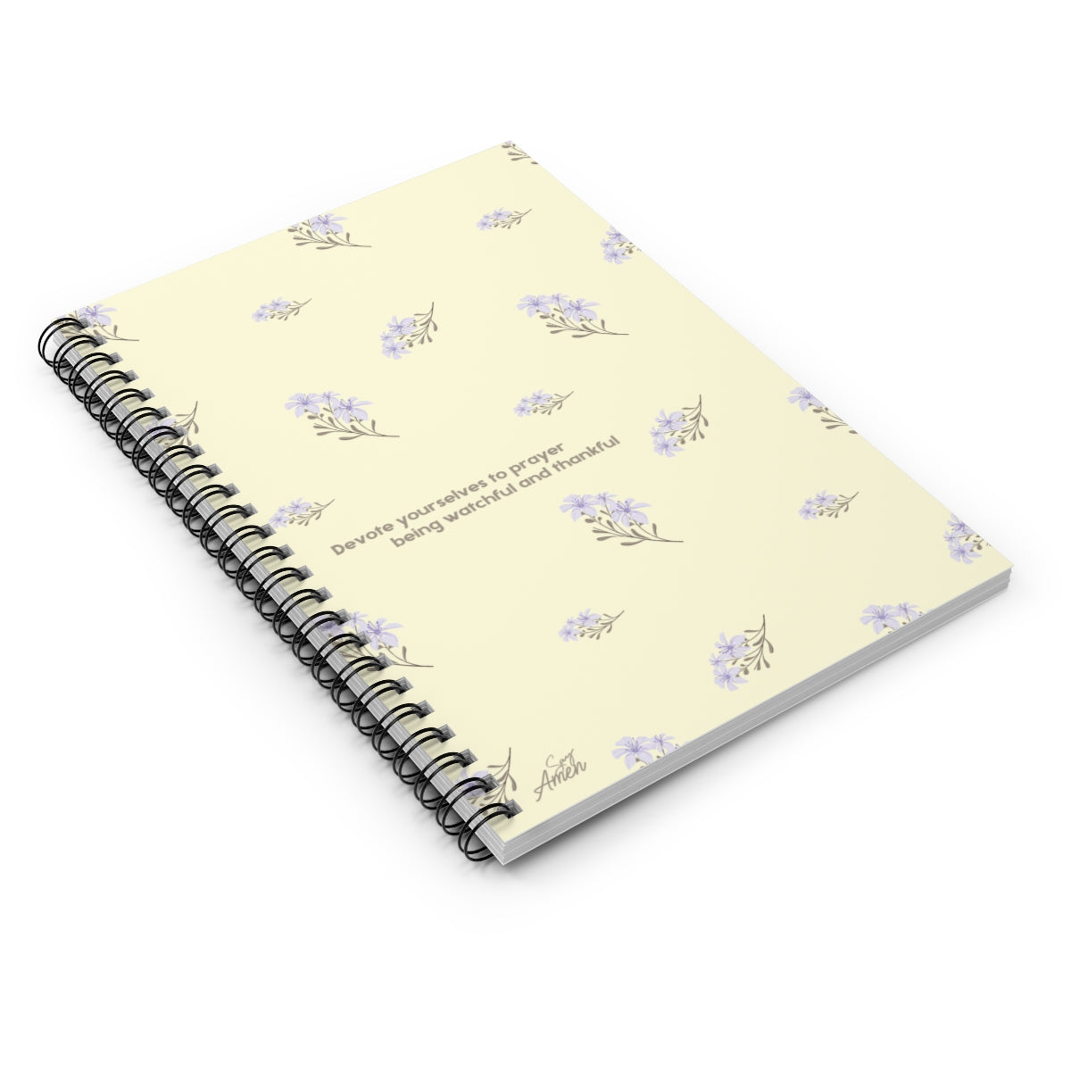Devote Yourself to Prayer Lavender Prayer Journal