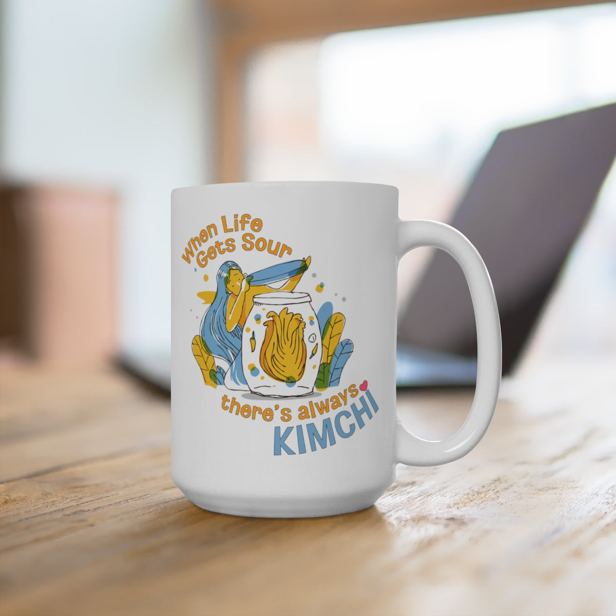 When Life Gets Sour There's Always Kimchi Mug