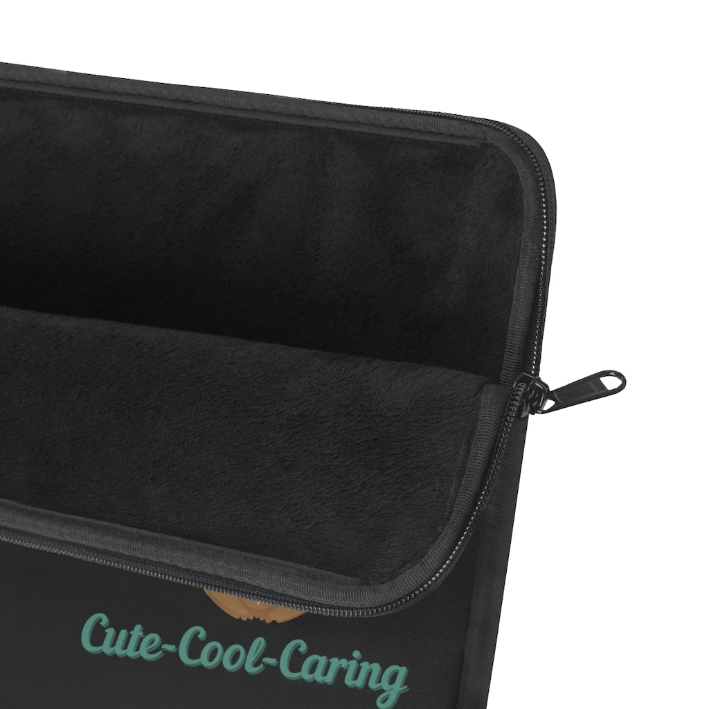 Cute-Cool-Caring Puppy Swag Laptop Sleeve