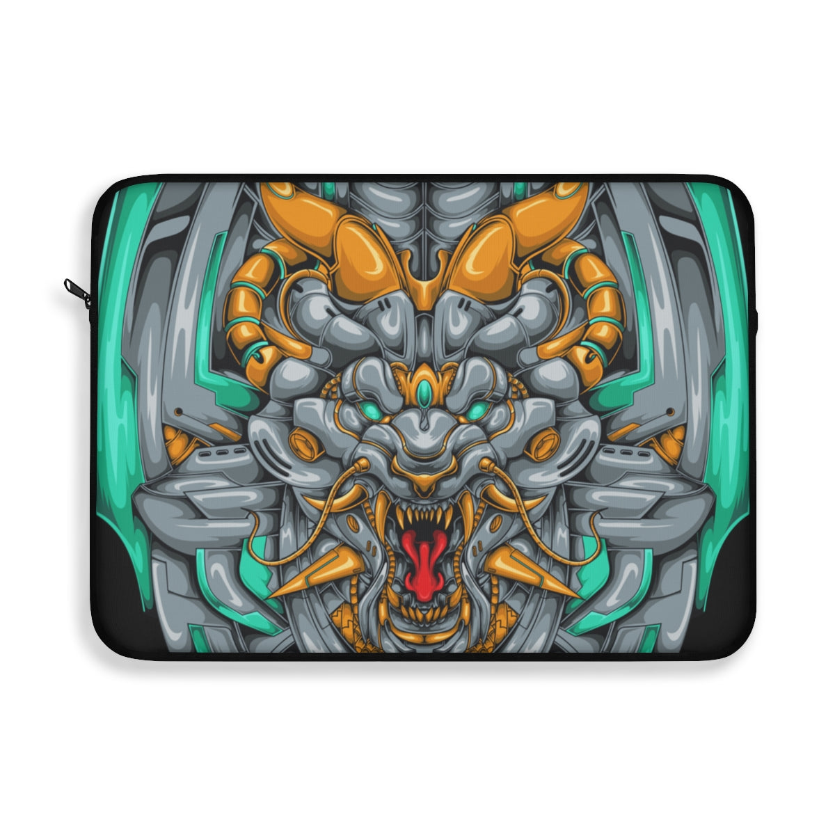 Mecha Dragon Emerald Laptop Sleeve