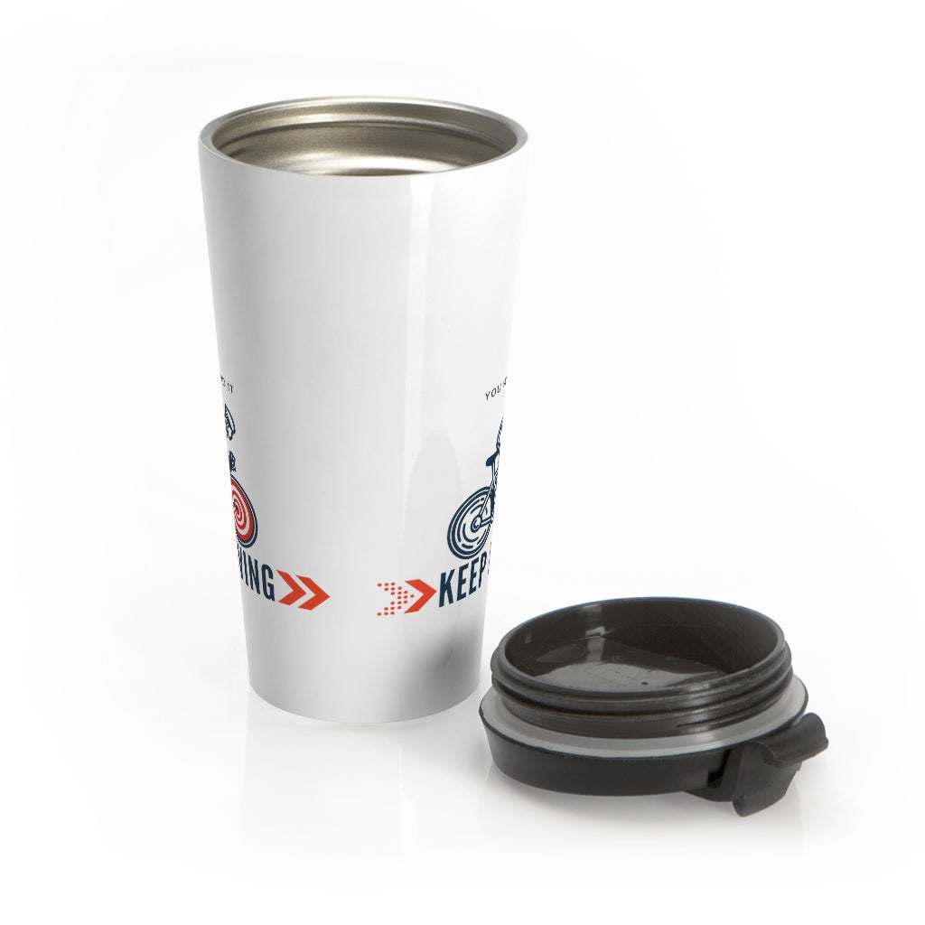 Keep Moving Stainless Steel Travel Mug