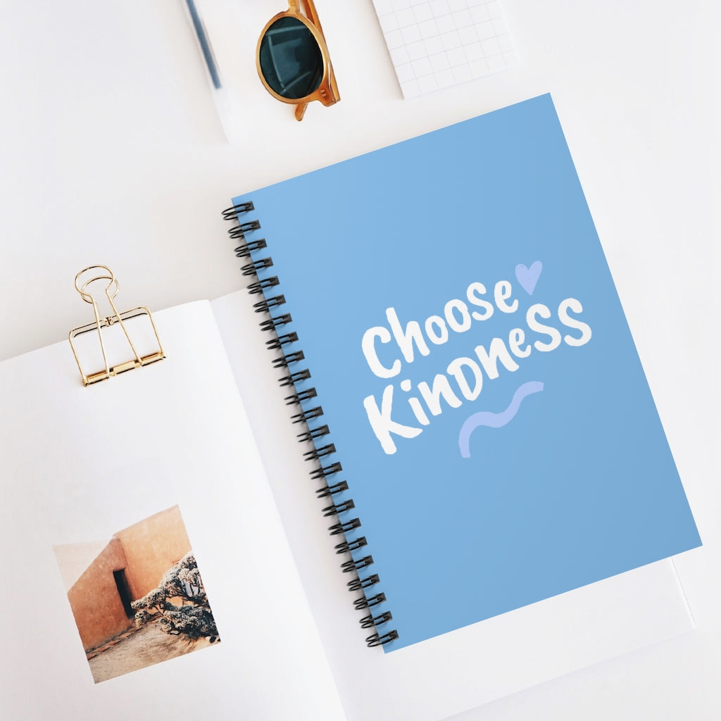 Choose Kindness Heart Spiral Notebook - Ruled Line