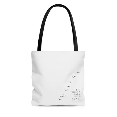 Let Things Fall Into Place Birds Tote Bag