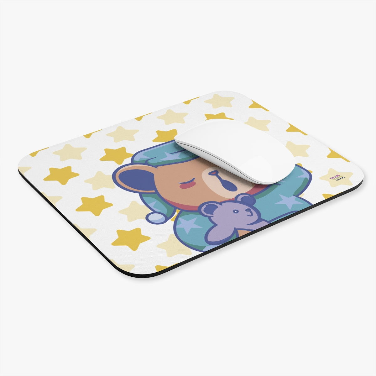 Sleepy Time Teddy Bear Mouse Pad