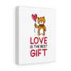 Love is the Best Gift Balloon Bear Canvas Gallery Wraps