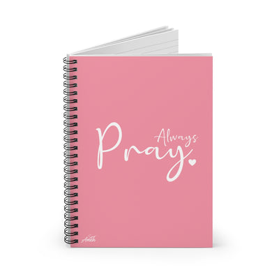 Always Pray Simple Prayer Journal (Pink)