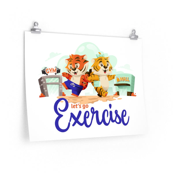 Let's Go Exercise Kai Kika Poster