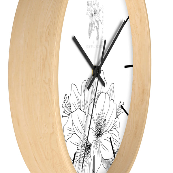 Grow What You Know Reap What You Sow Wall Clock