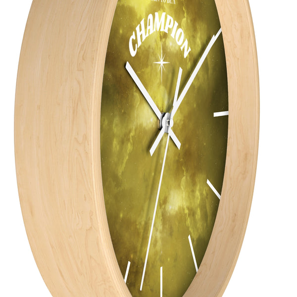 Born to be a Champion Wall Clock