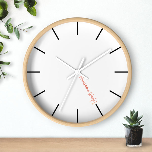 Awesome Work Thumbs Up Wall Clock