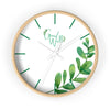 Grow Well Beautiful Sprout Wall Clock