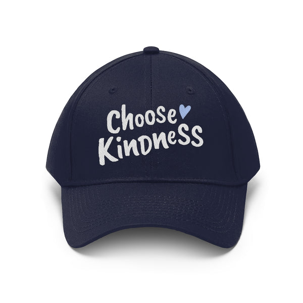 Choose Kindness Heart Unisex Twill Hat
