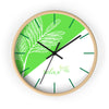 Relax Fresh Leaf Wall Clock