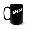 aHA! Black Mug 15oz