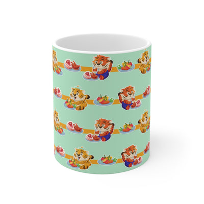 Meat Diet Kai & Kika Ceramic Mug