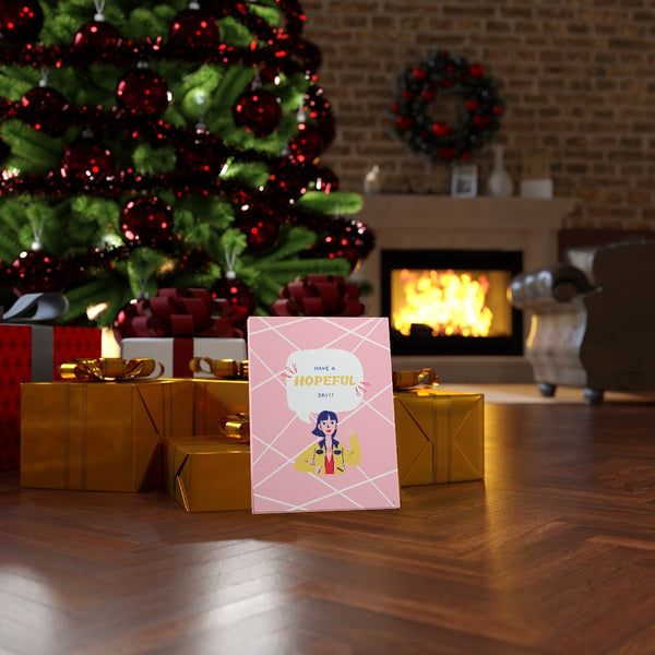 Have a Hopeful Day Girl Talk Canvas Gallery Wraps