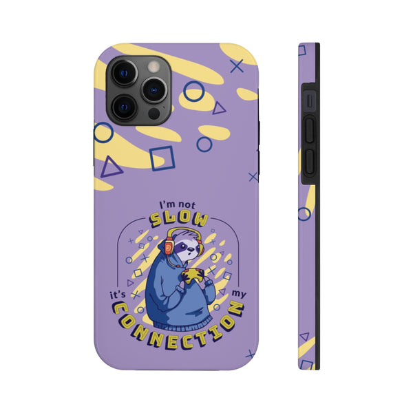 Funny Sloth Gaming Connection Problems Tough Phone Case