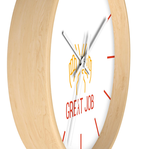 Great Job High Five Wall Clock