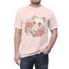 Cats and Roses Have Me Smiling Unisex AOP Tee