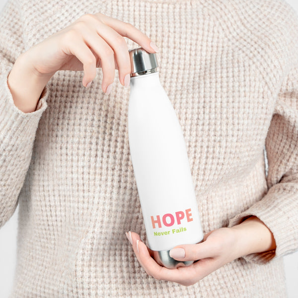 Hope Never Fails 20oz Insulated Bottle