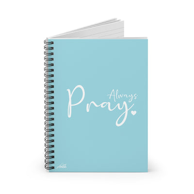 Always Pray Simple Prayer Journal (Blue)