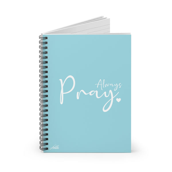 Always Pray Simple Prayer Journal (Blue)