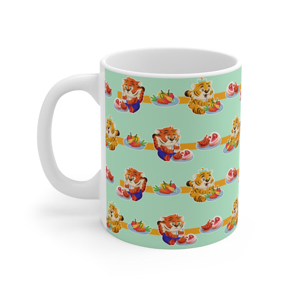 Meat Diet Kai & Kika Ceramic Mug