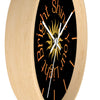 Shine Your Light Bright Astrology Wall Clock