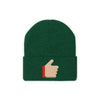 Awesome Work Thumbs Up Motivational Knit Beanie