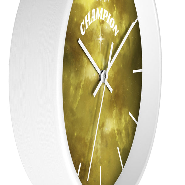 Born to be a Champion Wall Clock