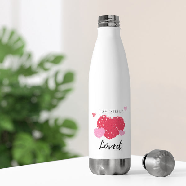 I am Deeply Loved Valentine 20oz Insulated Bottle