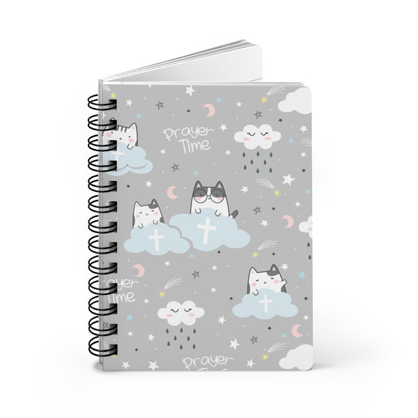 My Little Prayer Book Cat Clouds (Grey)