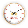 Great Job High Five Wall Clock