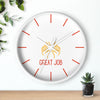 Great Job High Five Wall Clock